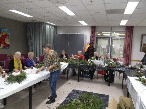 Bloemschikken maandag 22 december